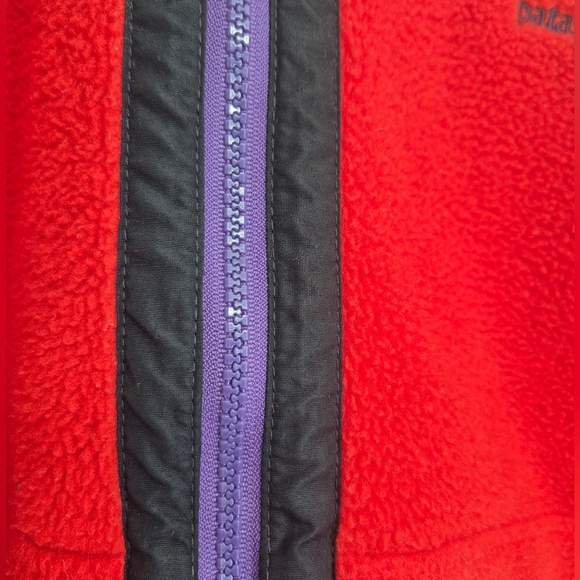 Patagonia Vintage 1989  Red Fleece Pullover Pile Fleece XL - Picture 3 of 9